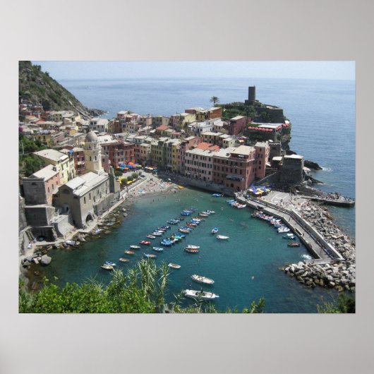 Vernazza from above ポスター (正面)