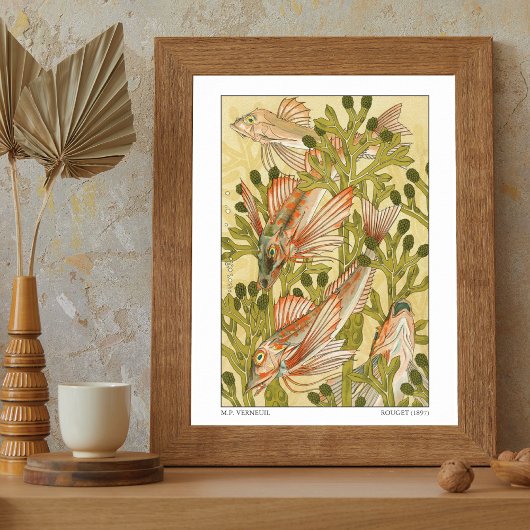 Verneuil Rouget Value Poster Paper (Semi-Gloss) ポスター