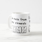 Vernice定期的なテーブル名mag コーヒーマグカップ (正面左)