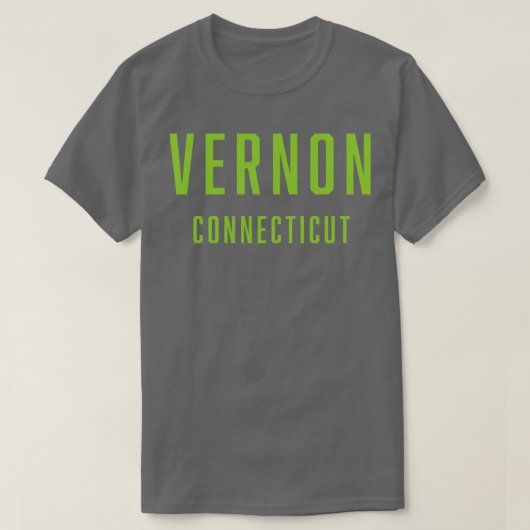 Vernon ConnecticutのTシャツ Tシャツ (デザイン正面)