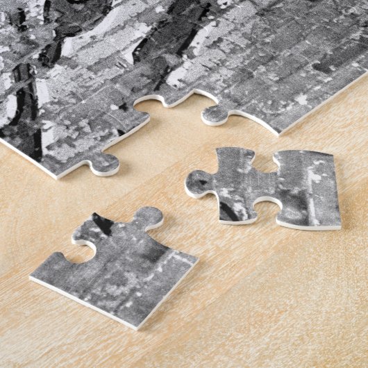 Vernorsの壁のアナーバーミシガン州のヴィンテージのレンガ壁 ジグソーパズル (側面)