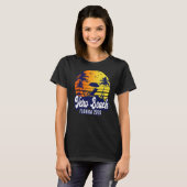 Vero Beach 2023 Florida Sunset Beach Retro Premium Tシャツ (正面フル)