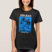 Vero Beach Florida Retro Style Souvenir  10 Tシャツ (正面)