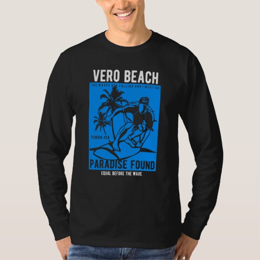 Vero Beach Florida Retro Style Souvenir  10 Tシャツ (正面)