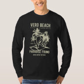 Vero Beach Florida Retro Style Souvenir  6 Tシャツ (正面)