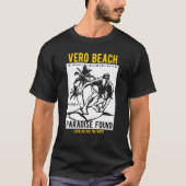 Vero Beach Florida Retro Style Souvenir 9 Tシャツ (正面)