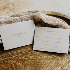 VERONAサンセットイエローミーチョイス結婚ズ 出欠カード