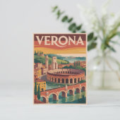 Verona Italy vintage ポストカード (スタンド正面)