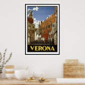 VERONA ITALY VINTAGE STYLE ポスター (キッチン)