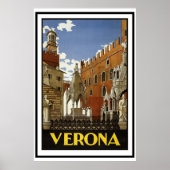 VERONA ITALY VINTAGE STYLE ポスター (正面)