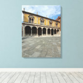 Verona Piazza Danteビューキャンバス印刷 キャンバスプリント (インサイチュ (ウッドフロア))