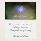 Veronicaマクロサンキューカード (正面&裏面)