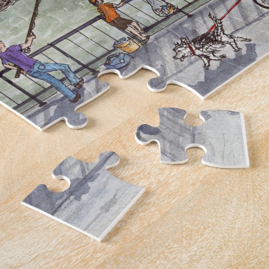 Verrazano橋 ジグソーパズル (側面)