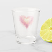 Verre à shot cœur artistique ショットグラス (裏面)