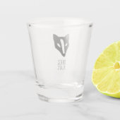 Verre à shot renard, humour ショットグラス (裏面)