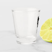 Verre à shot renard, humour ショットグラス (左)