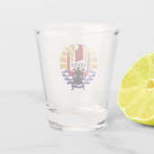 Verre à Shot Transparent – Drapeau Polynésien 🇵🇫 ショットグラス (裏面)