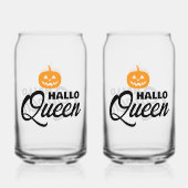 Verre "Hallo Queen" - Collection Halloween Chic  ガラス缶 (正面)