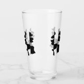 Verre Haut Design Abstrait Dual Face タンブラーグラス (左)