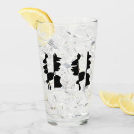 Verre Haut Design Abstrait Dual Face タンブラーグラス