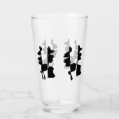 Verre Haut Design Abstrait Dual Face タンブラーグラス (正面)