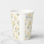 Verre jetable en carton jaune 紙コップ (右)