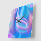 Verre unique  スクエア壁時計 (傾斜)