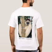 VerreauxのSifaka Tシャツ (裏面)