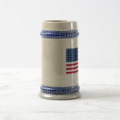  Verres à bière drapeaux USA, mugs et chopes USA ビールジョッキ (中央)