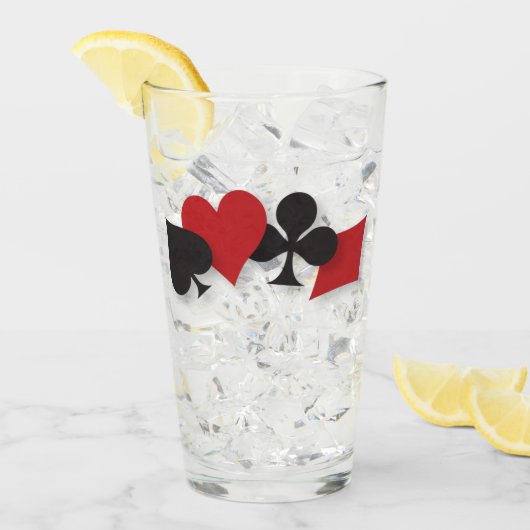 verres carte a jouer  タンブラーグラス (アイス正面)