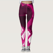 Verrücktes Patchwork Purpur レギンス (正面)