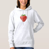 verry kind Strawberry Lover Quote Basic Hooded  パーカ (正面)