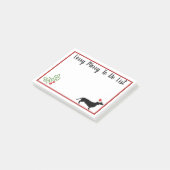 Verry Merry Christmas Dachshandリストへ ポストイット (アングル)