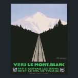Vers Le Mont Blanc Vintage Travel ポスター<br><div class="desc">Take a step back in time with this breathtaking vintage travel poster entitled 'Vers Le Mont Blanc'. Featuring a stunning and nostalgic design that captures the majesty and allure of Mont Blanc, this poster is the perfect addition to any home or office decor. The high-quality printing ensures that the vivid...</div>
