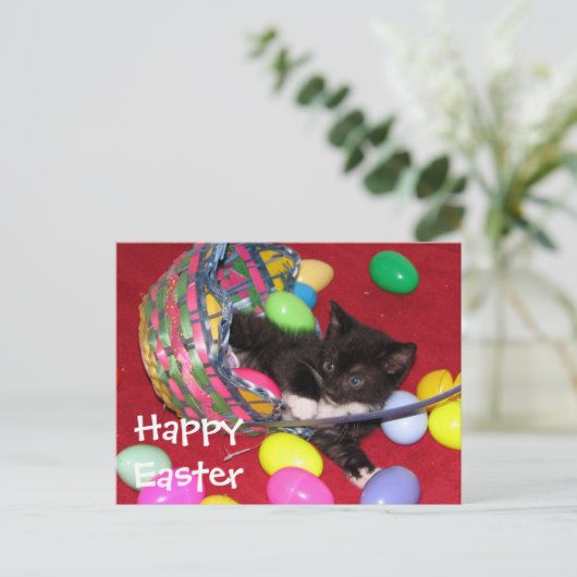 Versaceのイースターウィッシュハガキ シーズンポストカード (スタンド正面)