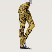 Versace Barocco MRHNVRLデザインパターン。バロック レギンス (右)
