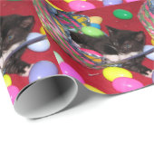 Versace the Cat Easter Wishesラッピング紙 ラッピングペーパー (ロールコーナー)