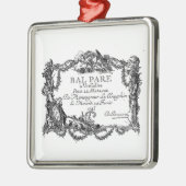 Versailles – baroque – deco noble Wedding marriage メタルオーナメント (左)