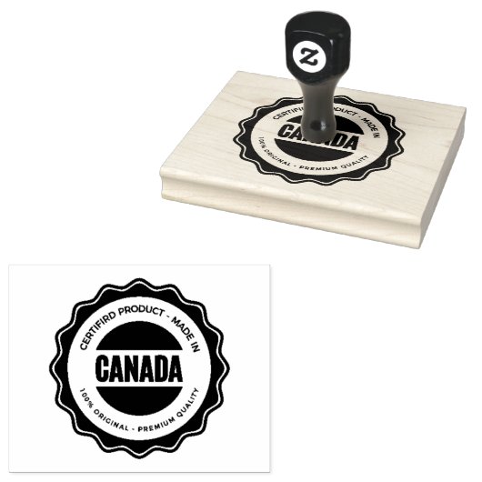 Versatile CANADA Name Printed Custom Color Premium ラバースタンプ (押印)