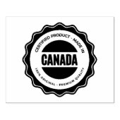 Versatile CANADA Name Printed Custom Color Premium ラバースタンプ (インプリント)