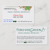 Versativa/ForeverGreen名刺 名刺 (正面/裏面)