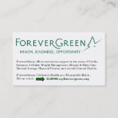 Versativa/ForeverGreen名刺 名刺 (裏面)