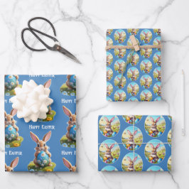 Verschiedene Osterhausen - ラッピングペーパーシート