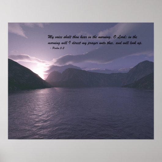 Verseを使った早朝 ポスター (正面)