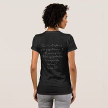 Verse on the Backの女性用Tシャツ