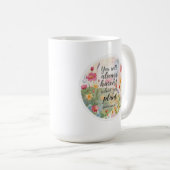 Verse reap sow harvest plant gardening faith  コーヒーマグカップ (正面右)