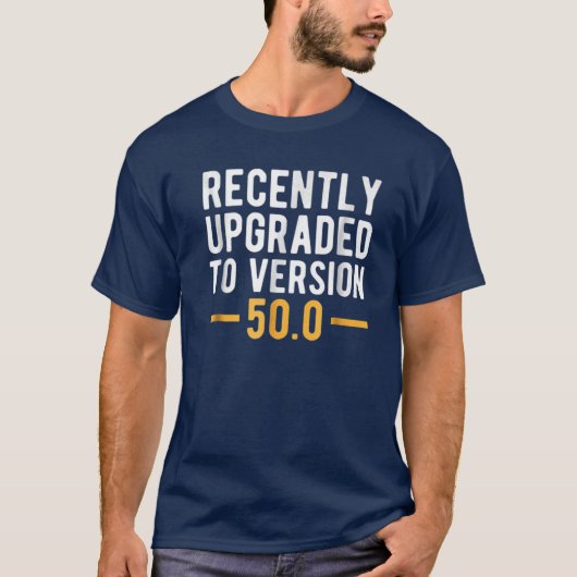 Version 50.0 50th誕生日50歳ギーク tシャツ (正面)