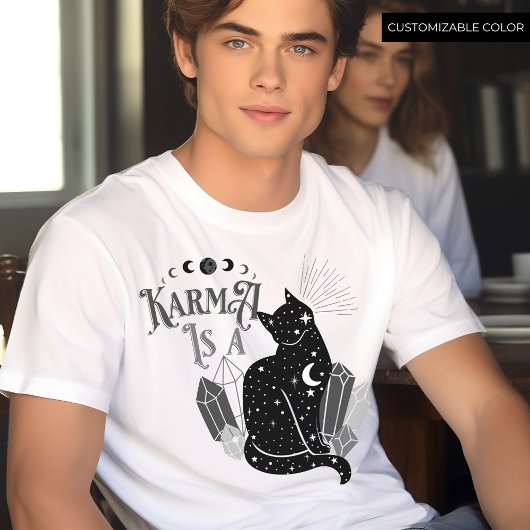 VERSIONS Karmaは黒猫の天結晶 Tシャツ