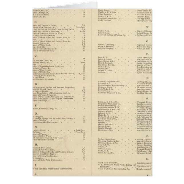 VersoタイトルページColton's American Atlas (正面)