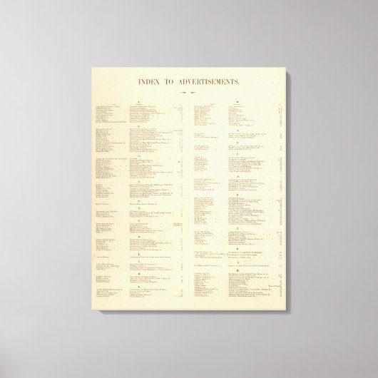 VersoタイトルページColton's American Atlas キャンバスプリント (正面)